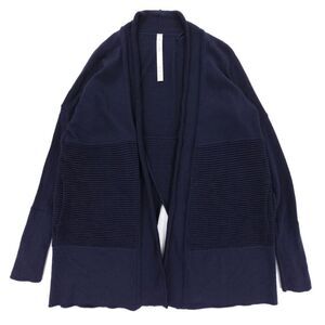 LULULEMON Merino Wool Sit In Lotus Wrap II Midnight Navy Lounge Athleisure Yoga